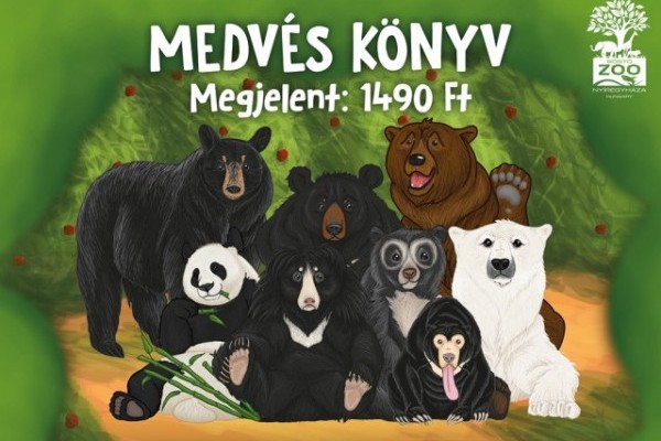 Már kapható a Nyíregyházi Állatpark első ismeretterjesztő mesekönyve, a MEDVÉS KÖNYV!  