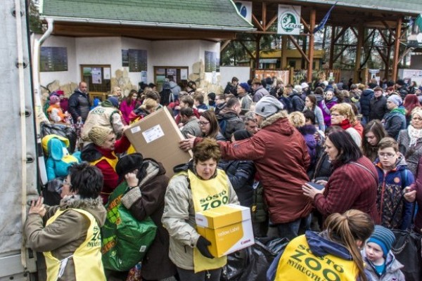 35 teherautónyi ajándékot gyűjtött  össze  Állatparkunk a mai jótékonysági napján!  